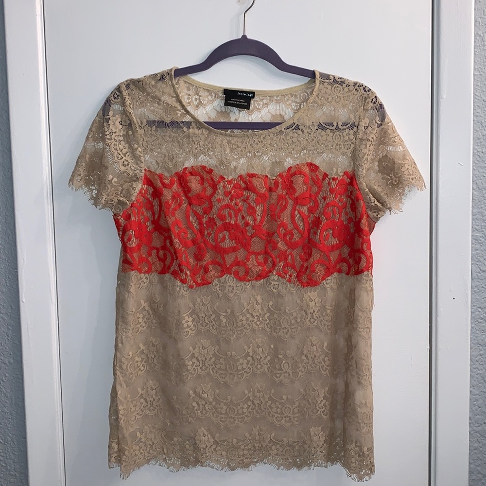 Poreclain | Tan Blouse